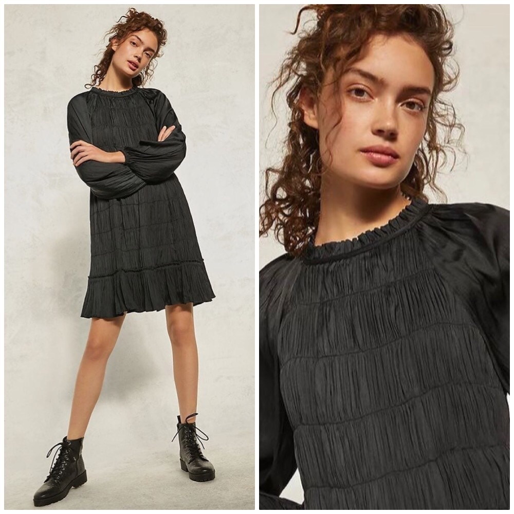 NWT ANTHROPOLOGIE TASHA SMOCKED MINI DRESS